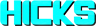 Hicks Aluminum End Dump and Dump Body Logo
