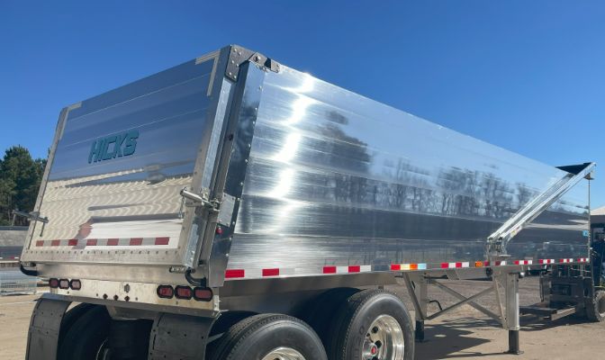 Hicks Georgia 30ft Buster Aluminum End Dump Trailer