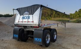 Hicks Texan 37ft Aluminum End Dump Trailer
