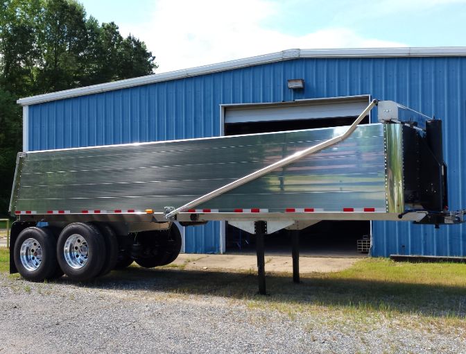 Hicks Workhorse 28ft Aluminum End Dump Trailer