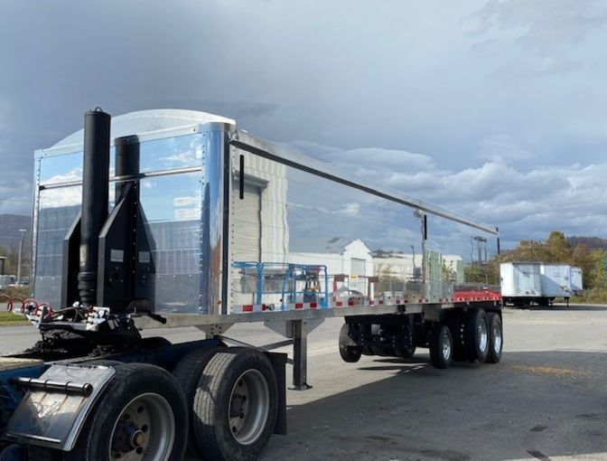 Hicks Alabama Tri 37ft Aluminum End Dump Trailer