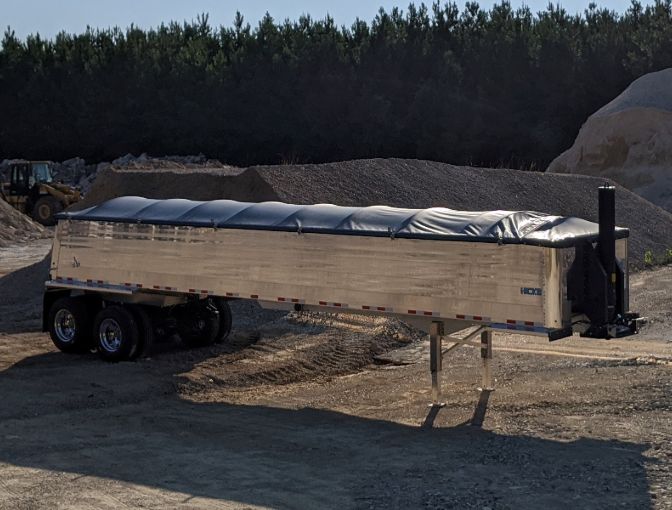Hicks All American 39ft Aluminum End Dump Trailer